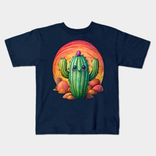 Anime Cactus Kids T-Shirt